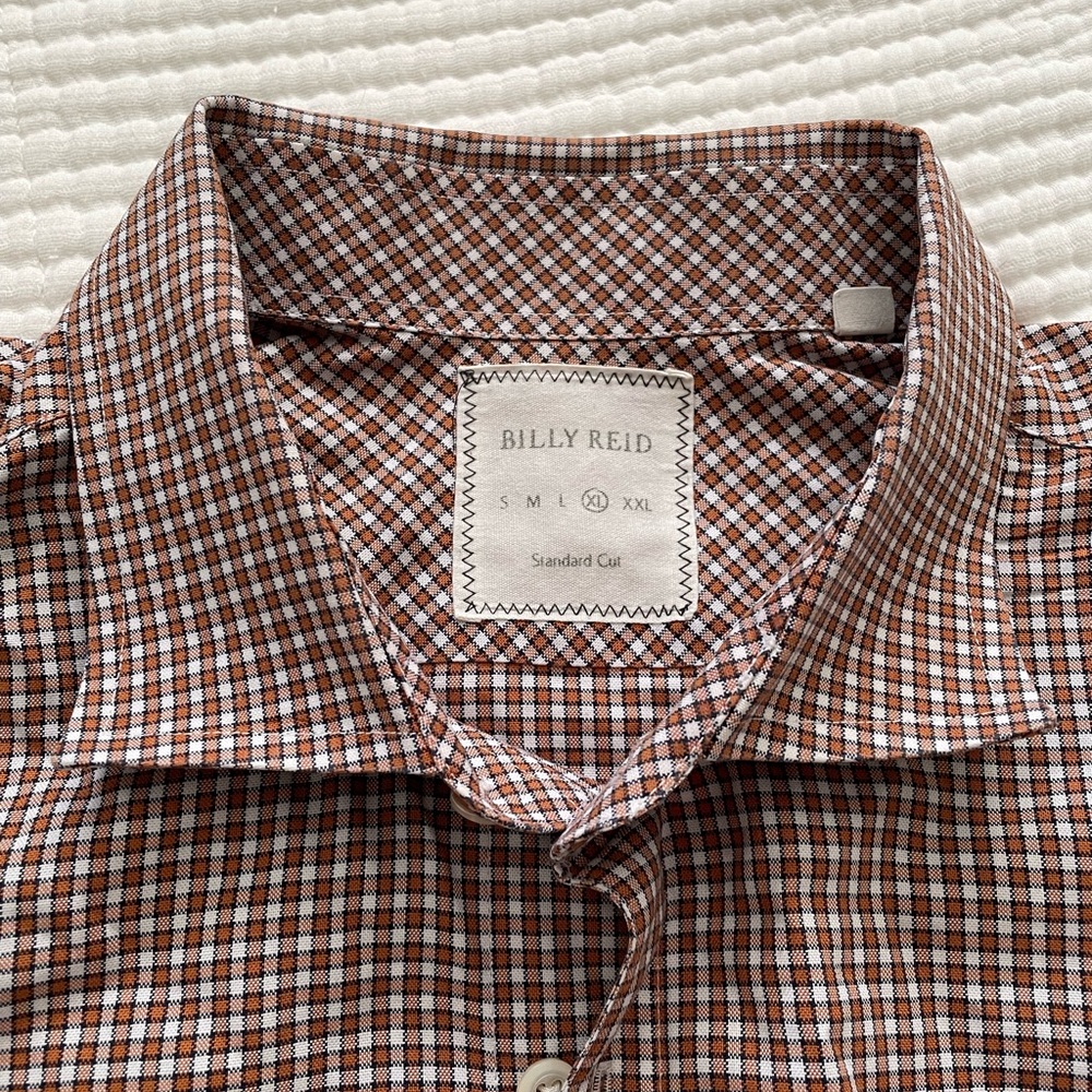 Billy Reid Checkered Men's Shirt